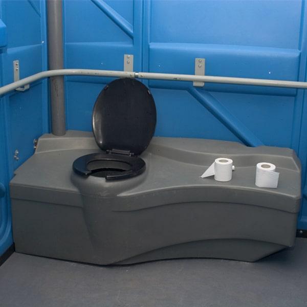 anyone can use an ada handicap portable restroom, but they are particularally designed to accommodate disabled individuals